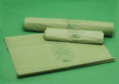 Biodegradable bags for organic wastes 350x420. Code: SNBIO350