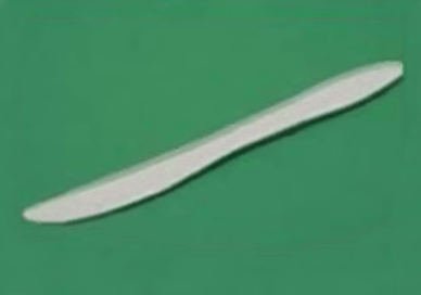 Biodegradable knife. Code: KM100 