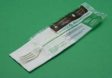 Fork with 2-ply napkin. Code: FM01