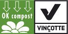 OK compost, European standard EN 13432. OK compost, European standard EN 13432.